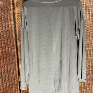 Army green long sleeve tee